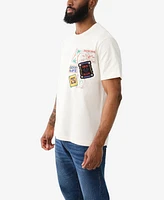 True Religion Men's Short Sleeve Resort Patch T-shirts