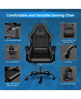 Streamdale Furniture Adjustable Racing Gaming Office Chair, Black