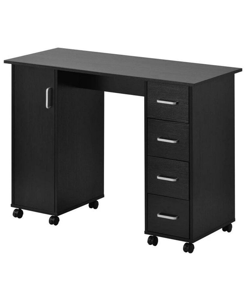 Simplie Fun Home Office Computer Desk Table With Drawers