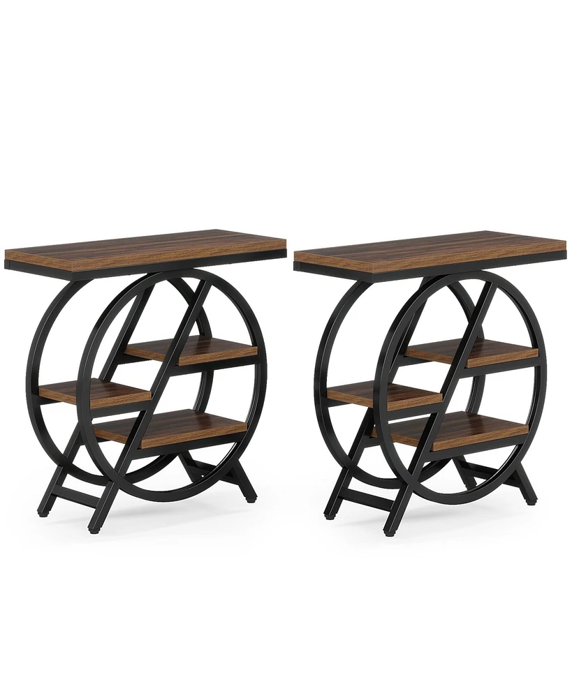 Tribesigns End Table Set of 2