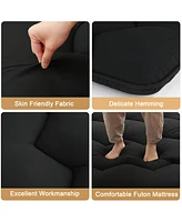 Caromio Futon Mattress Twin Size, Floor Pad Portable Dorm Sleeping Pad