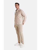 Furniq Uk Men's Fashion Jacket, Beige