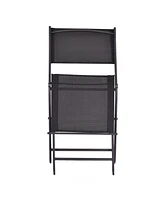 Set of 4 Outdoor Patio Folding Chairs