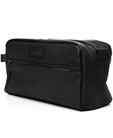 AlpineSwiss Sedona Toiletry Bag Genuine Leather Shaving Kit Dopp Travel Case