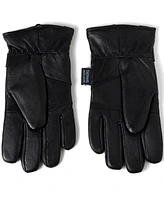 Alpine Swiss Mens Gloves Dressy Genuine Leather Warm Thermal Lined Wrist Strap