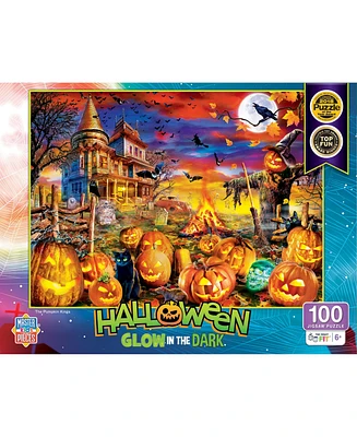 Masterpieces Halloween Glow in the Dark - The Pumpkin King 100 Piece Puzzle