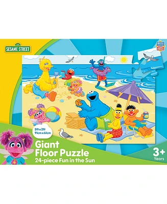 Masterpieces Sesame Street Fun in The Sun 24 Piece Floor Jigsaw Puzzle