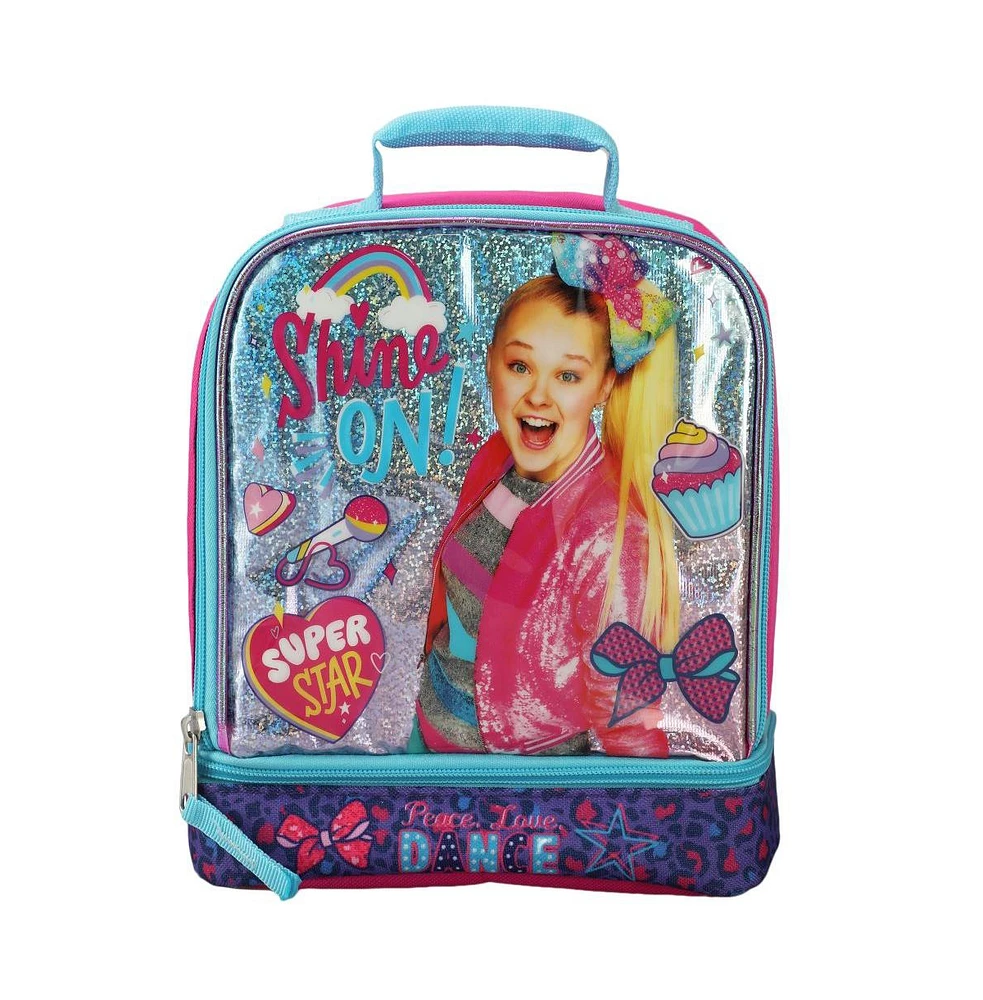 JoJo's Bizarre Adventure Jojo Siwa Dual Compartment Kids Lunch Box for girls