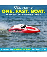 Force1 Velocity Red Fast Rc Boat - Red