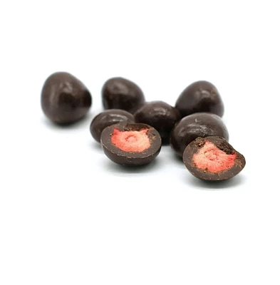 Andy Anand Chocolatier Andy Anand 48 Pcs Fresh Sugar Free Strawberries Freeze Dried Dipped In Dark Belgian Chocolate