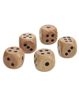 We Games Mini Double 6 Dominoes, Dice and Card Travel Game