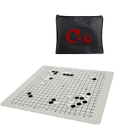 We Games Travel Go Set with 19.75 in. Silicone Board & Plastic Convex Stones