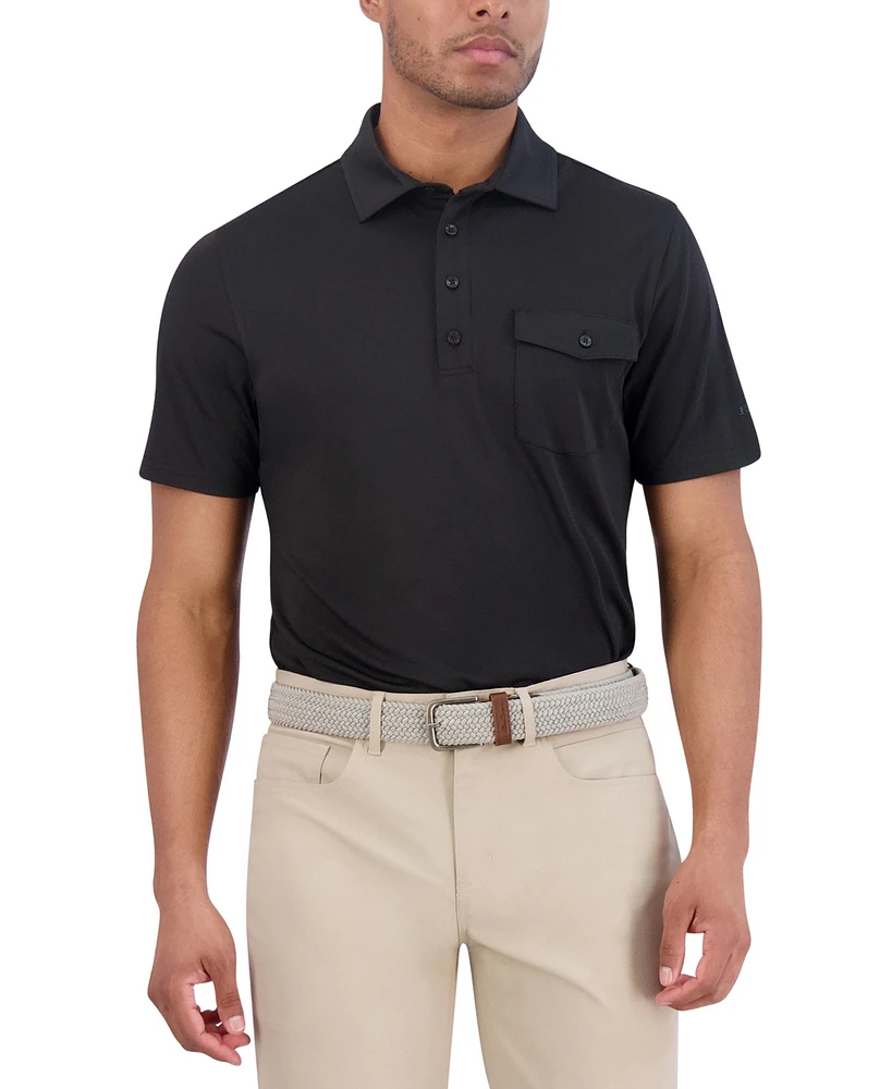 Ben Sherman Solid Tech Pique Sports Fit Pocket Polo