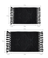 Jean Pierre New York Ricardo Fringe Cotton 2-Pc. Bath Rug Set