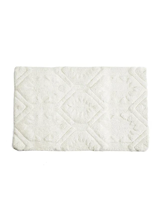 Pendleton White Sands Cotton Bath Rug 21"x34"