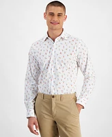 Bar Iii Men's Slim-Fit Loni Bouquet Floral Dress Shirt, Created for Macy's