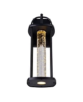 Cwi Lighting 18" Metal Greenwood Led Outdoor Wall Lantern