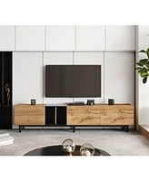 Simplie Fun Modern 80" Tv Stand with Large Storage