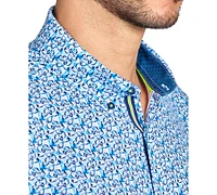 Society of Threads Men's Micro-Floral Shirt