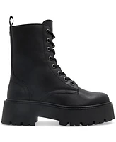 Aldo Women's Moimas Platform Lace-Up Lug-Sole Combat Boots