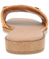 BCBGeneration Women's Lorma Raffia Slide Flat Sandals