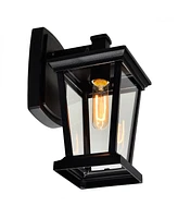 Cwi Lighting 12.4" Metal Leawood 1 Light Outdoor Wall Light