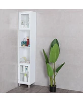 Costway 71" Bathroom Tall Tower Storage Cabinet Organizer Display Shelves Bedroom