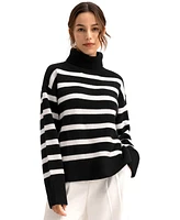 Lilysilk Women's The Tarra Stripe Sweater