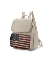 Mkf Collection Regina Printed Patriotic Backpack by Mia K