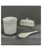 Bia Cordon Bleu Stoneware Colonnade Kitchen Accessories Set, 3 Piece