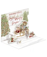 Lang Snow and Cocoa Boxed Pop Up Christmas Cards