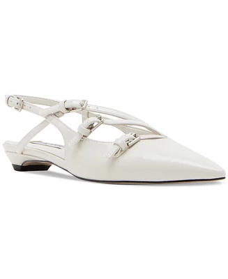 Steve Madden Women's Peony Strappy Pointed-Toe Slingback Flats