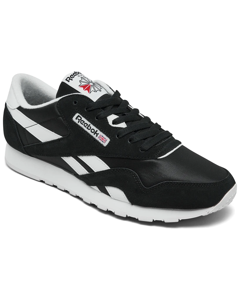 Reebok Men's Classic Nylon Casual Sneakers from Finish Line