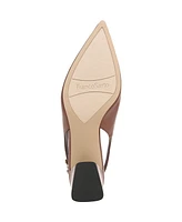 Franco Sarto Women's Racer Pointed Toe Block Heel Slingback Pumps