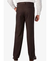 KingSize Big & Tall Relaxed Fit Wrinkle-Free Expandable Waist Plain Front Pants