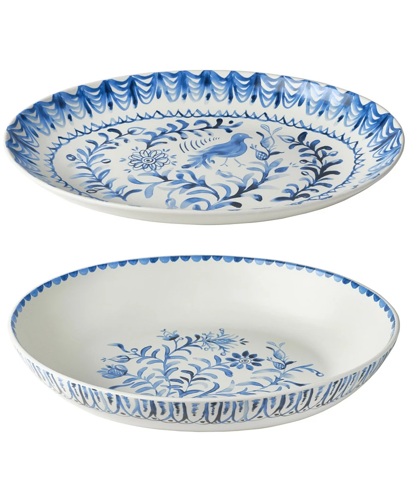 Fitz and Floyd Sicily Serve Bowl & Platter Set