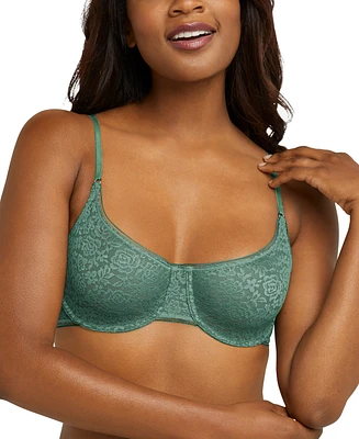 Maidenform Pure Comfort Stretch Lace Demi Underwire Bra DM202C