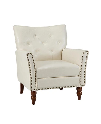 Hulala Home Kammerer Traditional Upholstered Armchair with Button-tufted Design