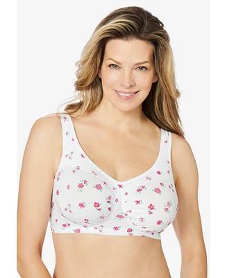 Comfort Choice Women's Plus Wireless Leisure Bra