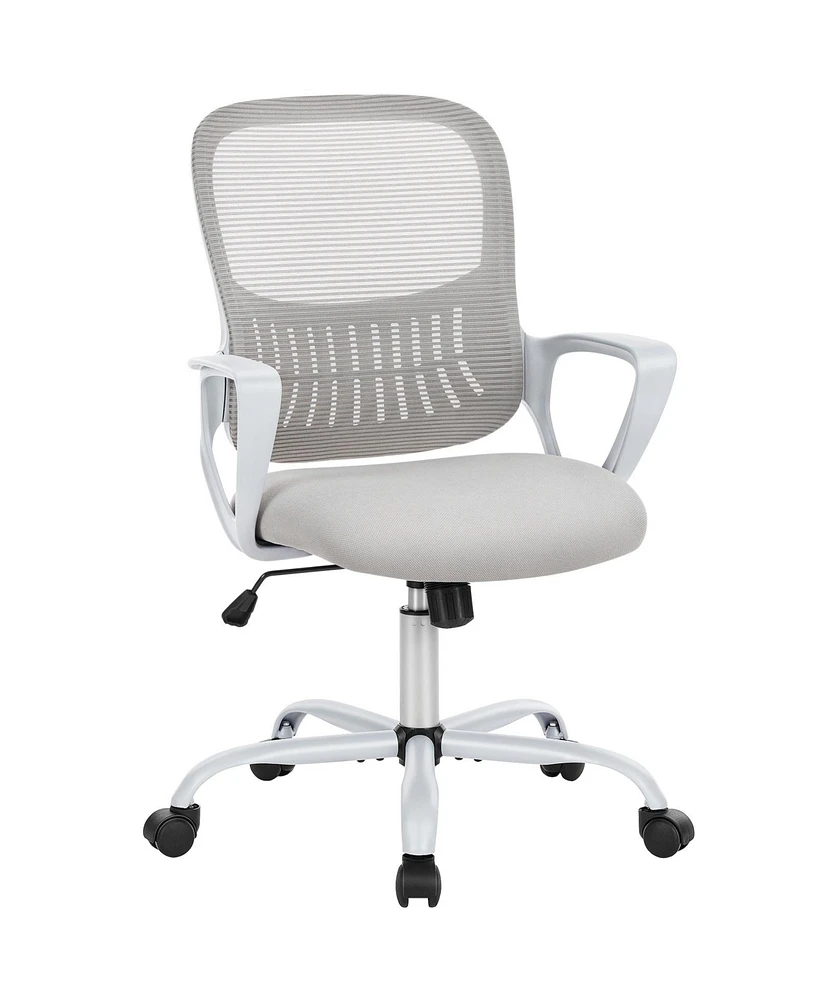 Simplie Fun Mesh Home Office Chair with Fixed Armrest