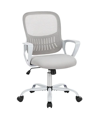 Simplie Fun Mesh Home Office Chair with Fixed Armrest