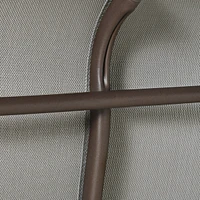 Outdoor Glider Loveseat in Mixed Grey