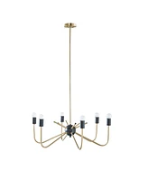 Alexis 6-Light Metal Chandelier