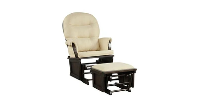 Slickblue Baby Nursery Relax Rocker Rocking Chair Set-Beige