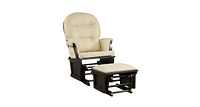 Slickblue Baby Nursery Relax Rocker Rocking Chair Set-Beige