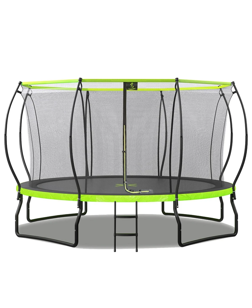 Streamdale Furniture 14FT Kids Trampoline with Safety Enclosure & Accessories