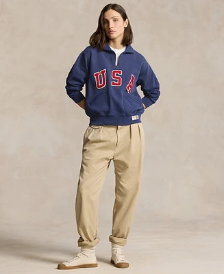Polo Ralph Lauren Women's Team Usa Fleece Quarter-Zip