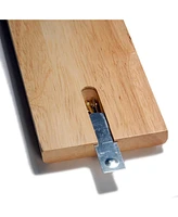 We Games Deluxe Cribbage Set - Solid Oak Wood Continuous 3 Track Board