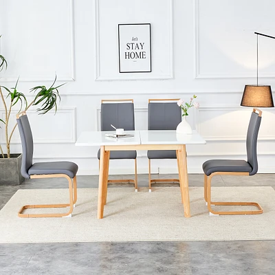 Simplie Fun Foldable desk & chair set with modern design
