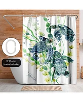 Americanflat 71x74 Coastal Shower Curtain